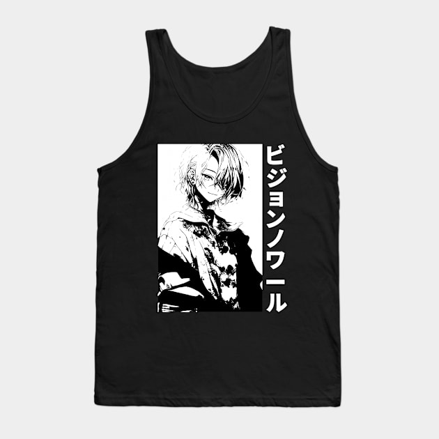 Goth Grunge Cute Anime Boy Harajuku Manga Fashion EBoy Japanese Streetwear Tank Top by Neon Bang Bang